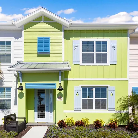 Lime Green Villa Near Disney With Margaritaville Resort Island H20 Waterpark Access - 2944Or